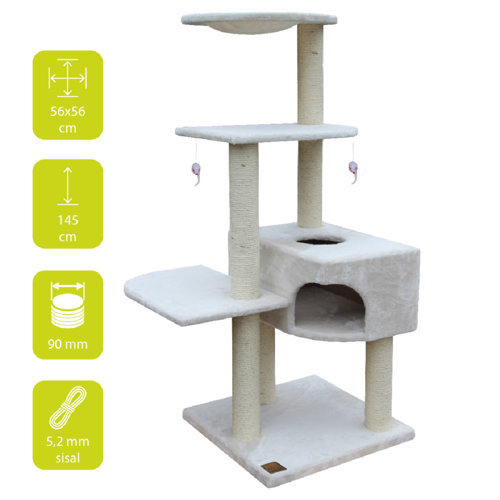 Krabpaal Climber home Beige specificaties