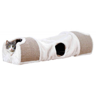 Katten speel tunnel Pluche & Sisal