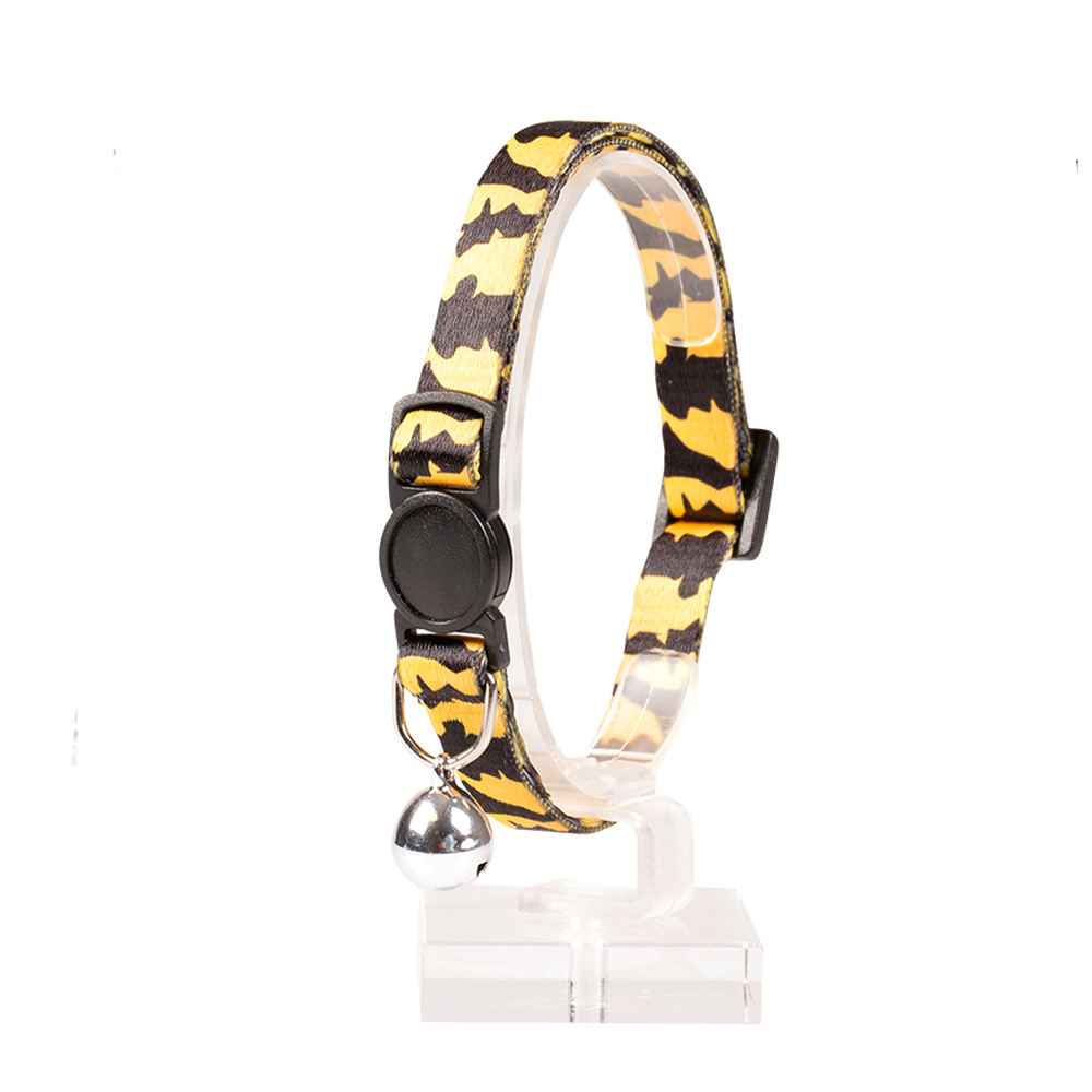 kattenhalsband met luipaardprint