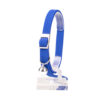 blauwe kattenhalsband met stretch